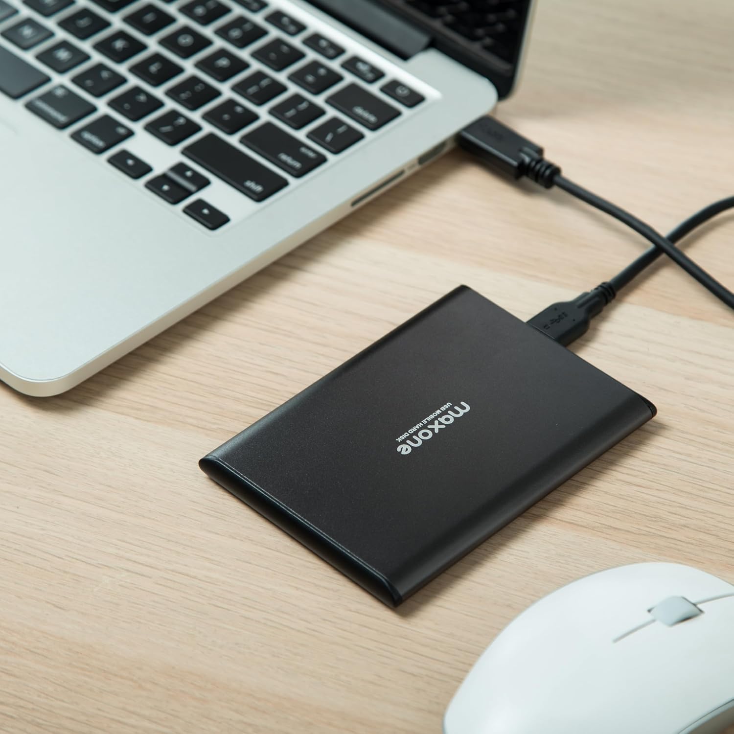Maxone 500GB Ultra-Slim Portable Hard Drive